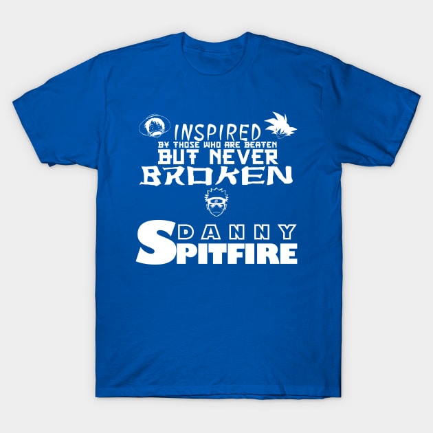 Danny Spitfire - NEVER BROKEN T-Shirt by MEGACHAMPIONSHIPWRESTLINGSHOP